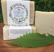 Load image into Gallery viewer, Superstar Blemish Bar~ Tea Tree and Clay Organic Facial Soap
