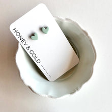 Load image into Gallery viewer, Honey &amp; Gold Clay Dangle Earrings
