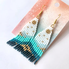Load image into Gallery viewer, Hand Beaded Earrings (Lark Bead Co)
