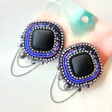Load image into Gallery viewer, Hand Beaded Earrings (Lark Bead Co)
