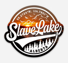 Load image into Gallery viewer, Slave Lake Coordinates Sticker
