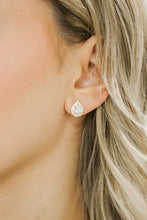 Load image into Gallery viewer, Teardrop Halo Earrings
