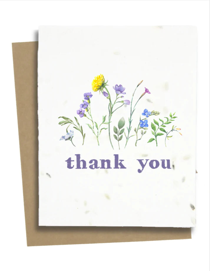Plantable Thank You Cards (Greet 'n Grow)