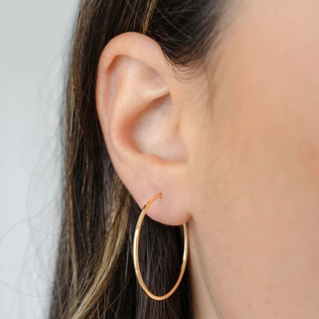 Petite Gold Hoops & Dangles