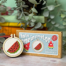 Load image into Gallery viewer, Mini Matchbook Cross Stitch Kit
