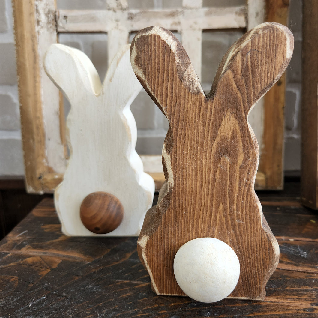 Wooden Bunny Décor