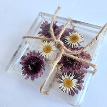 Load image into Gallery viewer, Pressed Floral Coaster Set
