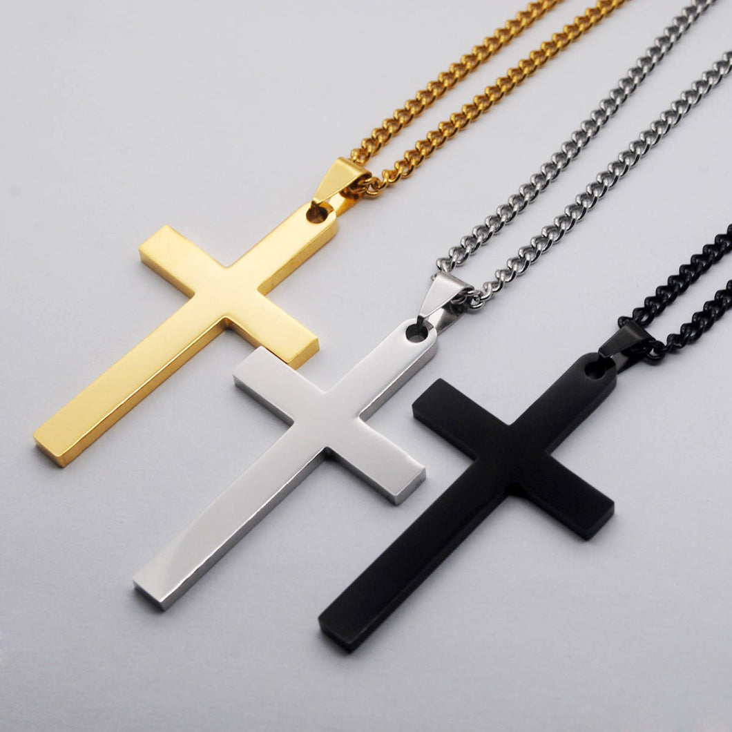 Men's Cross Pendant & Chain
