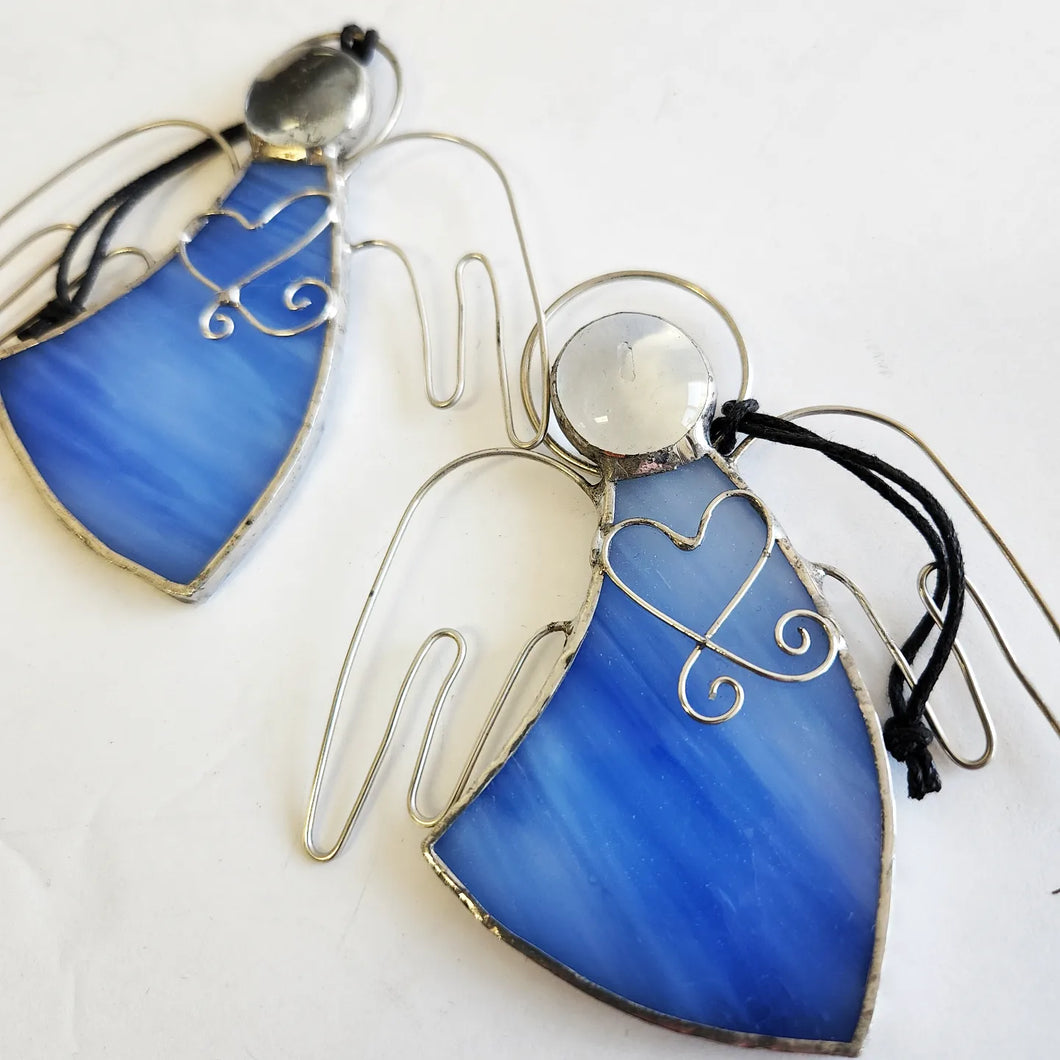 Stained Glass Angel Ornaments