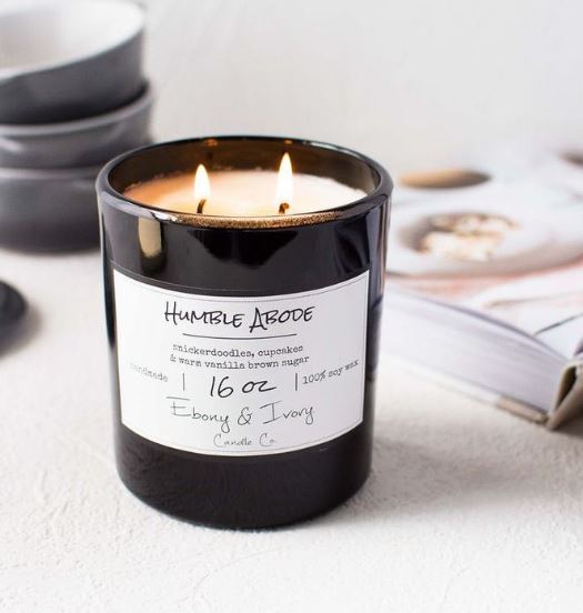 Ebony & Ivory Fall Candles