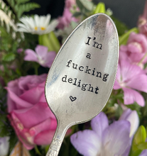 Load image into Gallery viewer, Hand Stamped Spoons (Sweary)
