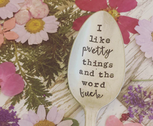 Load image into Gallery viewer, Hand Stamped Spoons (Sweary)
