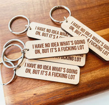 Load image into Gallery viewer, Wood Keychains (Sweary &amp; More)
