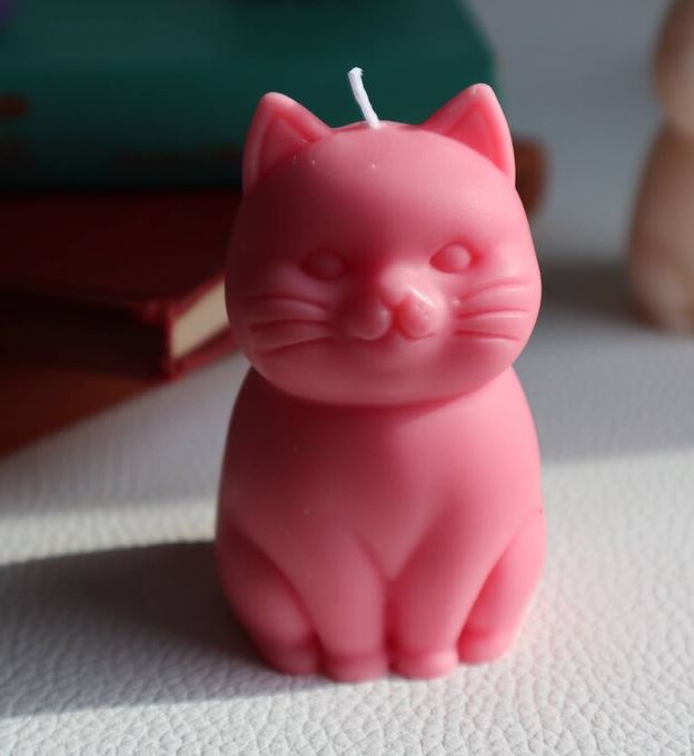 Cute Kitty Cat Candles