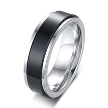 Load image into Gallery viewer, Simple Steel Spinner Ring (Silver)
