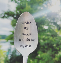 Load image into Gallery viewer, Hand Stamped Spoons (Sweary)
